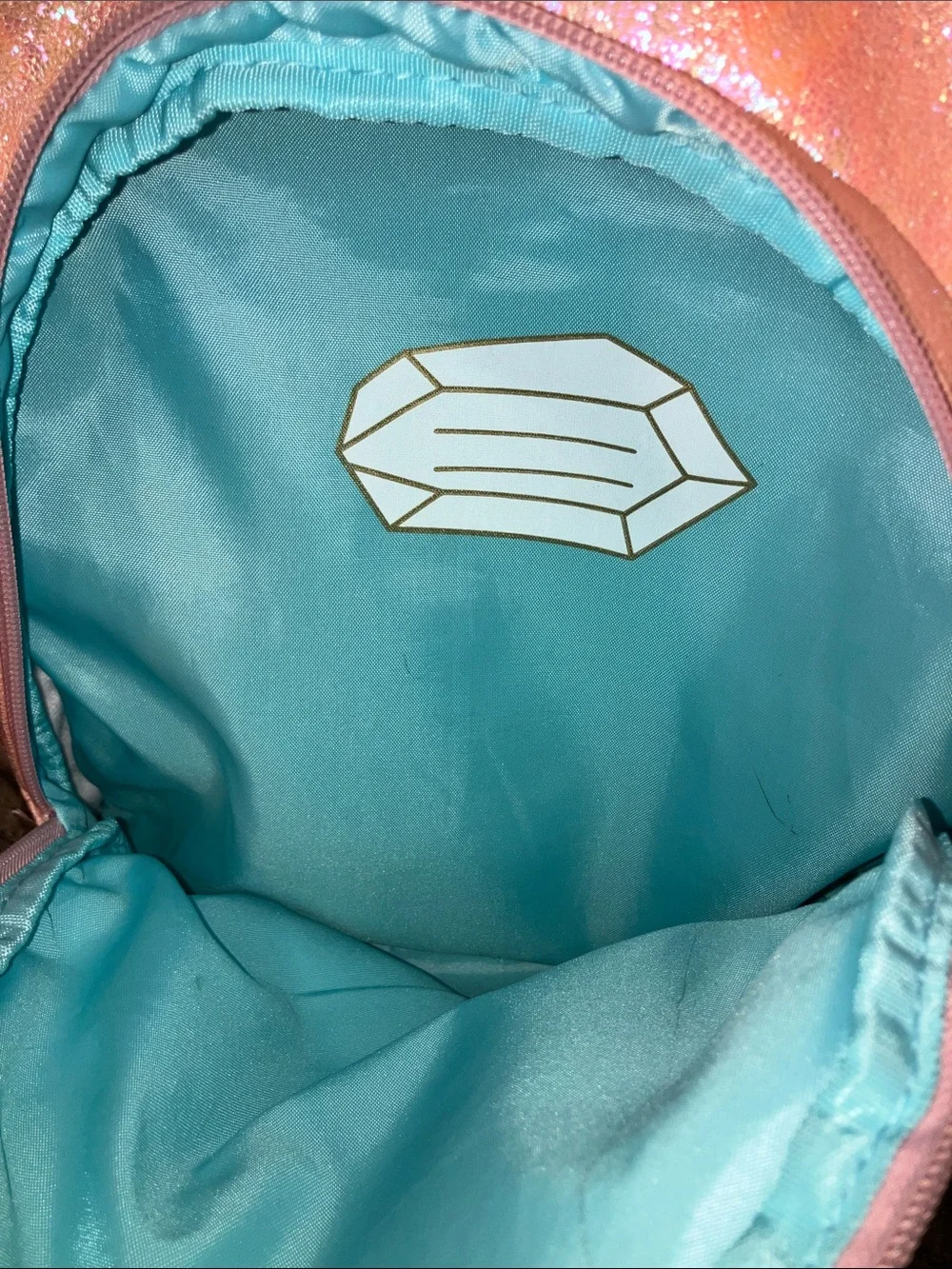 MORE THAN MAGIC KIDS 17” Pink Iridescent Backpack with Patches